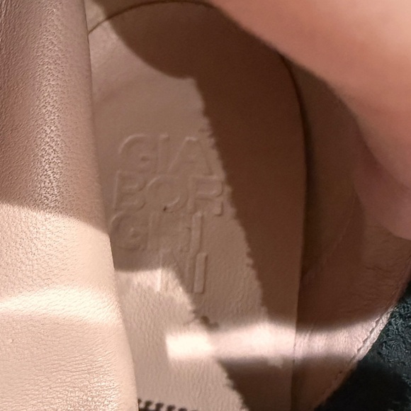 New Gia Borghini Texan Knee High Leather EU 38 US 8 Boot Black Western Platform - Picture 4 of 13